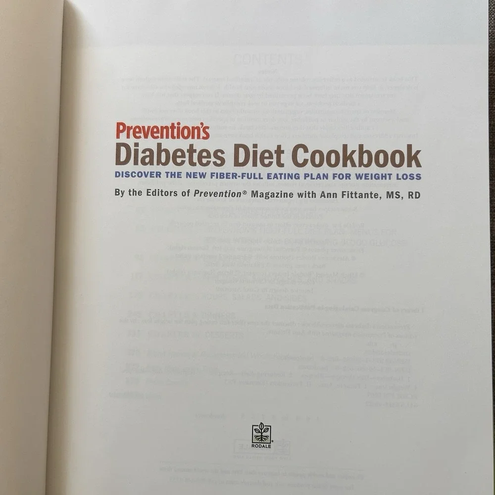 Prevention's Diabetes Diet Cookbook : Discover The New Fiber Full Eating Plan